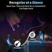 2.4GHz Wireless Guitar System Rechargeable Audio Wireless Transmitter Receiver for Guitar Bass Electric Instruments, Over 30mor100 Feet Transmission,280 Degree Rotatable, 4hours Woring Time, A9 Blue