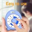 Rechargeable Visual Timer for Kids, Pomodoro Timers for Classroom with Clock Alarm for Teacher Student, Gifts for Kids Girl Boys