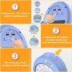Rechargeable Visual Timer for Kids, Pomodoro Timers for Classroom with Clock Alarm for Teacher Student, Gifts for Kids Girl Boys