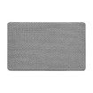 Chenille Bath Mat-Rubber Backing Bathroom Rugs Non Slip-Quick Dry Bath Mats for Bathroom Floor- Rugs Fit Under Door(Grey-50*80CM)