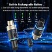 5.8GHz Wireless Microphone System Adapter Wireless XLR Microphone Transmitter and Receiver Wireless Mic 4 Channels for Audio Mixer, PA System and DSLR Camera (MW:1)