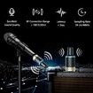 5.8GHz Wireless Microphone System Adapter Wireless XLR Microphone Transmitter and Receiver Wireless Mic 4 Channels for Audio Mixer, PA System and DSLR Camera (MW:1)
