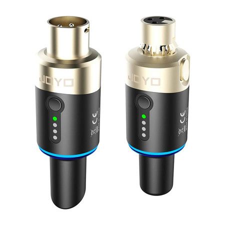 5.8GHz Wireless Microphone System Adapter Wireless XLR Microphone Transmitter and Receiver Wireless Mic 4 Channels for Audio Mixer, PA System and DSLR Camera (MW:1)