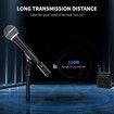 Wireless Microphone Transmitter Receiver 2.4Ghz, XLR Microphone Wireless System,for Condenser Mic