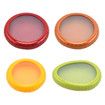 Fruit and Vegetable Storage Container Set Silicone 4PC for Fridge Includes Avocado Tomato Lemon Onion Keepers