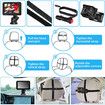 Car Baby Monitor, 4.3 Inch Camera Monitor Set, 360 Degree Rotation, Wide View, 1080P Infrared Night Vision Surveillance Camera, Stroller Mirror, Safe, Rear Facing