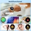 Smartwatch for Women 1.43" Touchscreen Smart Watch Answer/Make Call with Sleep Monitor 100+ Sports Modes Fitness Tracker for Android iOS(1Pack-Gold)