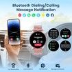 Smartwatch Womens Touchscreen Call Fitness Tracker Sleep Monitor 100 Sports Modes Android iOS 1.43inch Pink Heart Rate Waterproof