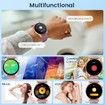 Smartwatch Womens Touchscreen Call Fitness Tracker Sleep Monitor 100 Sports Modes Android iOS 1.43inch Pink Heart Rate Waterproof