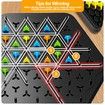 Chain Triangle Chess Triggle Game Rubber Band Set Interactive Kids Family Party Strategy Fun Educational Toy Multiplayer