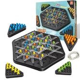 Chain Triangle Chess Triggle Game Rubber Band Set Interactive Kids Family Party Strategy Fun Educational Toy Multiplayer