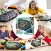Chain Triangle Chess Triggle Game Rubber Band Set Interactive Kids Family Party Strategy Fun Educational Toy Multiplayer
