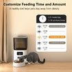 Automatic Cat Feeder with Camera 1080P Night Vision Smart Pet Feeder for Cats Dogs 6L Remote Control App Audio