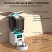 Automatic Cat Feeder with Camera 1080P Night Vision Smart Pet Feeder for Cats Dogs 6L Remote Control App Audio