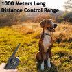 1000m Rechargeable Electric Dog Training Collar With Remote Control for Large Medium Small Dog, Black