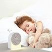 Bedside Dream Machine, White Noise Sound Machine, Sunrise Alarm Clock with Night Light, 4 in 1 Music Speaker, Black