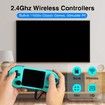 Retro Handheld Game Console, Game Console 11000 Games, SF2000 3.0in IPS Screen Wireless Stick Game Station, Support TV & Multi-Language (Blue)