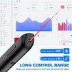 USB Wireless Presenter Remote Presentation Clicker, Volume Control PowerPoint Clicker with Red Pointer Long Range PPT Slide Advancer for Mac Laptop PC Computer