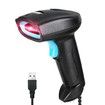 Barcode Scanner USB 1D Wired CCD Barcode Reader Supports Screen Scan Bar Code Scanners for Store,Supermarket,Warehouse-U1