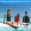 2Pcs Inflatable Boat SUP Pump Adapter,Premium Conventional Air Adapter,Sturdy SUP Air Adapter,Quickly Inflation and Strong Sealing SUP Pump Adapter (Black)