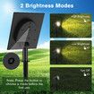 Solar Outdoor Spotlight 6 Headlights Exterior Lamp Garden Landscape Outside Wall Driveway LED Waterproof 3000k Warm Light