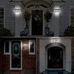 Solar House Number Light Address Sign LED Illumination Sensor Outdoor Lamp Waterproof Wall Fence Outside Door Name Plaque
