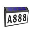 Solar House Number Light Address Sign LED Illumination Sensor Outdoor Lamp Waterproof Wall Fence Outside Door Name Plaque