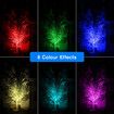 Solar RGB Pond Light 2 Headlights Outdoor Landscape Spotlight Pool Fish Tank Underwater Fountain Lamp Waterproof Multicolours