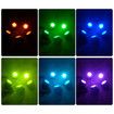 Solar Pond Outdoor Light 3 Heads RGB Landscape Spotlight Pool Fish Tank Fountain Submersible Lamp Waterproof Multicolours