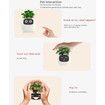 Smart Flowerpots,Smart Pet Planter,AI Planter,Intelligent Flowerpots,Multiple Expressions,7 Smart Sensors,and AI Chips Make Raising Plants Easy and Fun for Living Room,Plant-free (Yellow)