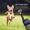 Anti Barking Dog Collar 1000M Remote Puppy Training Rechargeable Sound Safe Humane Vibration Shock 1 Dog Obedience Behaviour Correction