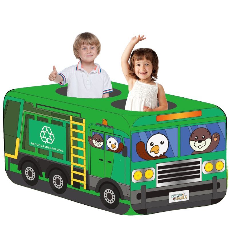 Kids Play Tents Foldable Truck Playhouse Double play Tent Gift Toys for Boys Girls Children Play House
