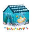 Kids Play Tents 50 color Balls Fairy Playhouse Tent Gift Toys for Girls Boys Children Play House (Under water world)