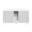 Cat Litter Box Enclosure 3in1 Bed House Kitty Cave Storage Cabinet Pet Toilet Console Table Modern Furniture