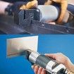 24.5cm/9.65inch Long Zinc Alloy Pneumatic Puncher Punching And Folding Machine Pneumatic Punching Press Machine Metal Repair Tools