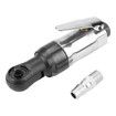 Square Drive Pneumatic Wrench Straight Shank Air Ratchet Wrench for Machinery Manufacturing and Automotive Industries, 1/4 inch