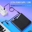 External CD DVD Drive 7 in 1 CD/DVD Burner USB 3.0 with 4 USB Ports and 2 TF/SD Card Slots Optical Disk Drive for Laptop Mac