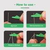 Fish Mouth Sewing Machine Needle Threader,Automatic Sewing Needle Threader Fish Type Needle Threader,Quick Sewing Machine Loop Easy Selfthread Needle Threaders Tool (20PCS)