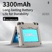 4400+ Portable Nostalgic Games Retro Handheld Device 3.5inch IPS Foldable 3300mAh Battery 64GB TF Card Expandable to 128G WiFi Silver Gray