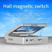 4400+ Portable Nostalgic Games Retro Device 3.5inch IPS Foldable 3300mAh Li-ion Battery 64GB TF Card Expandable 128G WiFi Silver