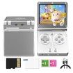 4400+ Portable Nostalgic Games Retro Device 3.5inch IPS Foldable 3300mAh Li-ion Battery 64GB TF Card Expandable 128G WiFi Silver