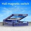 4400+ Portable Nostalgic Games Retro Device 3.5inch IPS Foldable 3300mAh Li-ion Battery 64GB TF Card Expandable 128G WiFi Silver Blue