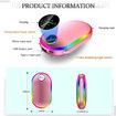 2 in 1 Electric Hand Warmers Rechargeable 10000mAh Power Bank, Winter Hot Hands Heat Pocket Heater, Double-Sided Heating Color Rose Pink