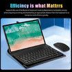 10.1 inch Android 8 Tablets, 2GB ROM 32GB HD Touchscreen, 4000mAh 5MP Camera, FM GPS Bluetooth, WiFi Tablet (Black)