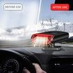 Car Heater, Portable Heater for Car, 12V 150W 2-in-1 Fast Heating & Cooling Fans for Fast Heating Defrost Defogger and Automobile Windscreen Fan