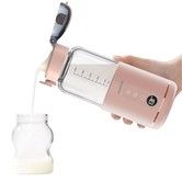 Milk Bottle Warmer Wireless LED Temp Control Water Feeding On The Go Baby Care Essential Portable Travel Not Including Bottles
