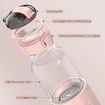 Milk Bottle Warmer Wireless LED Temp Control Water Feeding On The Go Baby Care Essential Portable Travel Not Including Bottles