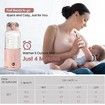 Milk Bottle Warmer Wireless LED Temp Control Water Feeding On The Go Baby Care Essential Portable Travel Not Including Bottles