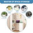3in1 Computer Laptop Desk and Bookshelf Bookcase Study Table Office Writing Shelving Drawers Cabinets White