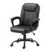 NEADER Ergonomic Office Chair Computer Study Executive Desk Armchair Home Work Reclining Adjustable Swivel Recliner PU Black
